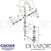 Grohe Atrio Basin Mixer L-Size Tap Spares